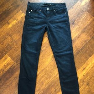 Dark denim skinny jeans